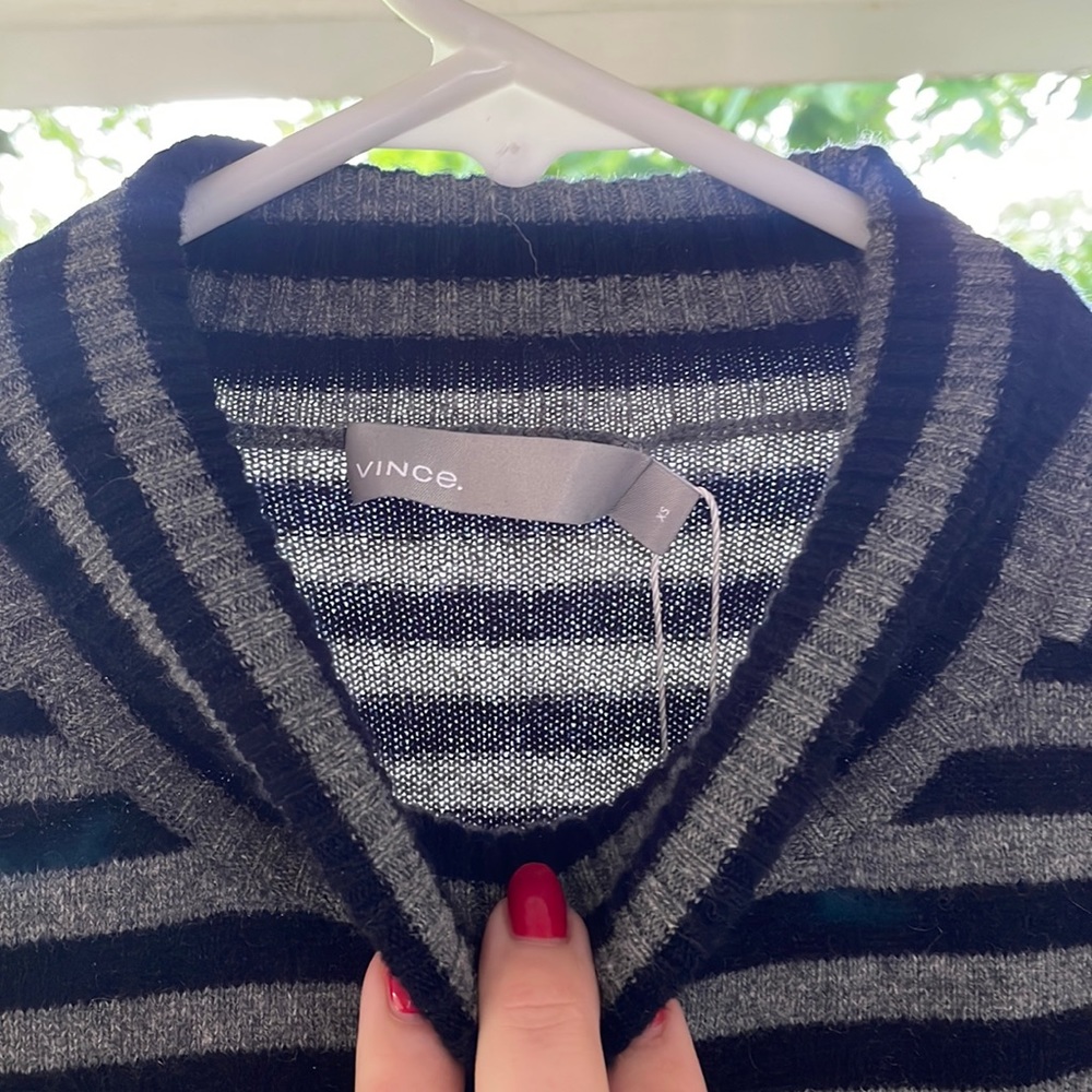 Vince brand striped sweater.